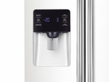 25 cu. ft. Side-by-Side Refrigerator with In-Door Ice Maker in White