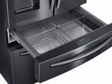 28 cu. ft. Food Showcase 4-Door French Door Refrigerator in Black Stainless Steel