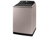 5.2 cu. ft. Large Capacity Smart Top Load Washer with Super Speed Wash in Champagne
