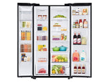 23 cu. ft. Smart Counter Depth Side-by-Side Refrigerator in Black Stainless Steel