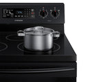 5.9 cu. ft. Freestanding Electric Range with Convection in Black