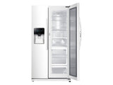 25 cu. ft. Food Showcase Side-by-Side Refrigerator with Metal Cooling in White