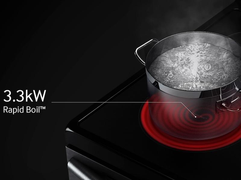 5.9 cu. ft. Electric Range with True Convection
