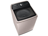 5.2 cu. ft. Large Capacity Smart Top Load Washer with Super Speed Wash in Champagne