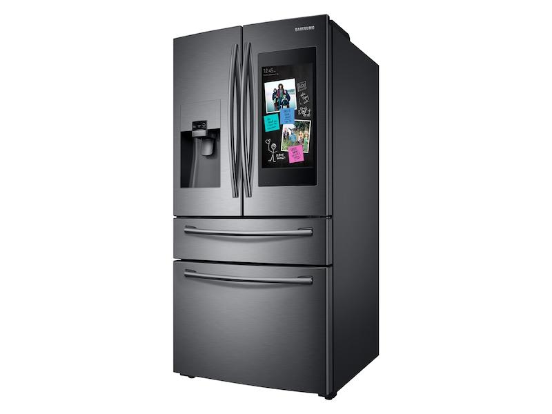 28 cu. ft. Family Hub™ 4-Door French Door Refrigerator in Black Stainless Steel