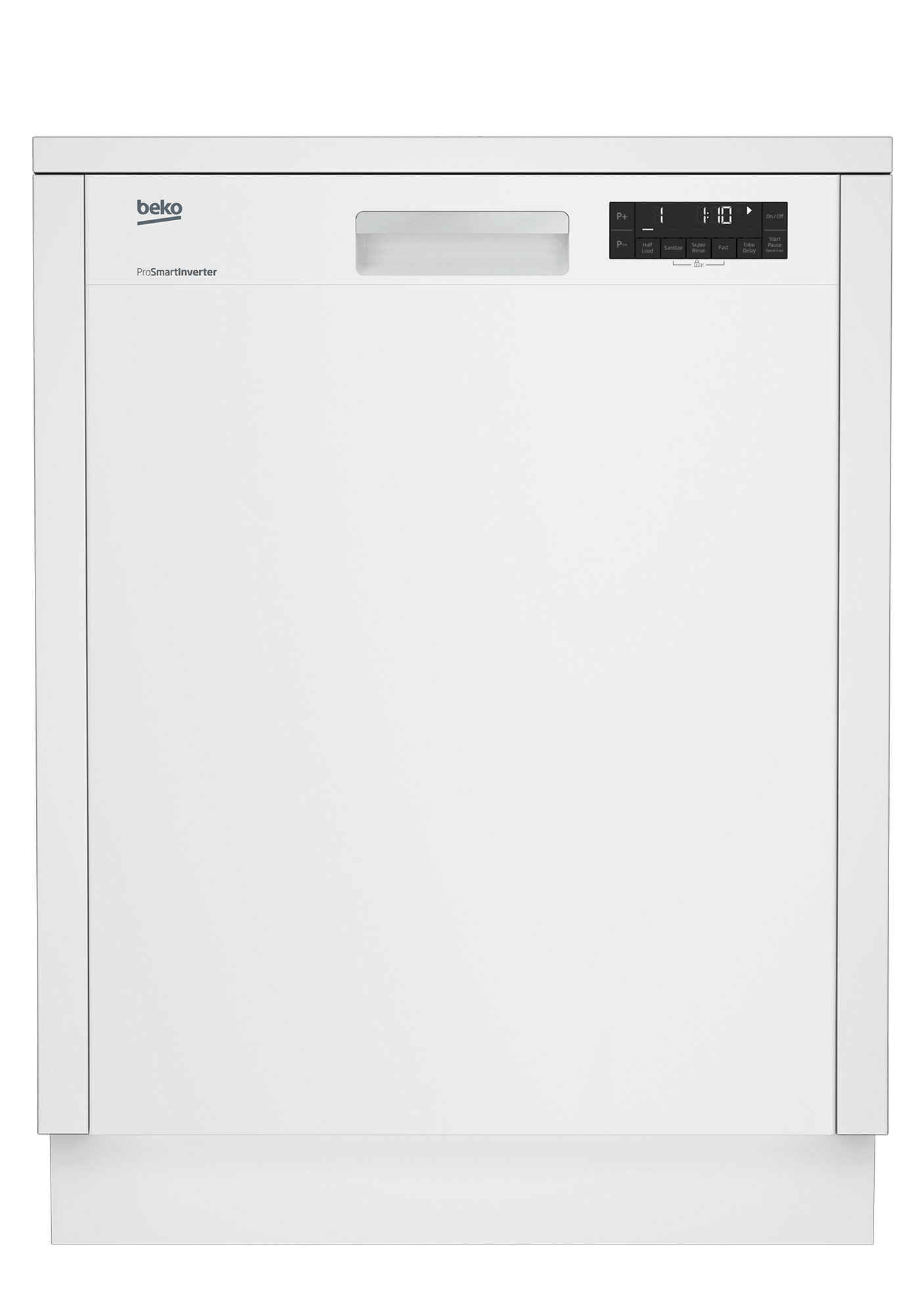 Tall Tub White Dishwasher, 14 place settings, 48 dBa, Front Control