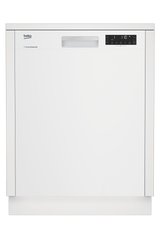 Tall Tub White Dishwasher, 14 place settings, 48 dBa, Front Control