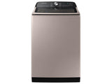 5.2 cu. ft. Large Capacity Smart Top Load Washer with Super Speed Wash in Champagne