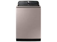 5.2 cu. ft. Large Capacity Smart Top Load Washer with Super Speed Wash in Champagne