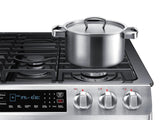 5.8 cu. ft. Slide-in Gas Range with Convection in Stainless Steel