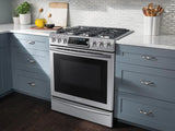 5.8 cu. ft. Slide-In Gas Range with True Convection in Stainless Steel