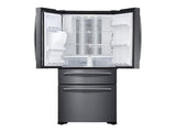 22 cu. ft. Family Hub™ Counter Depth 4-Door Flex™ Refrigerator in Black Stainless Steel