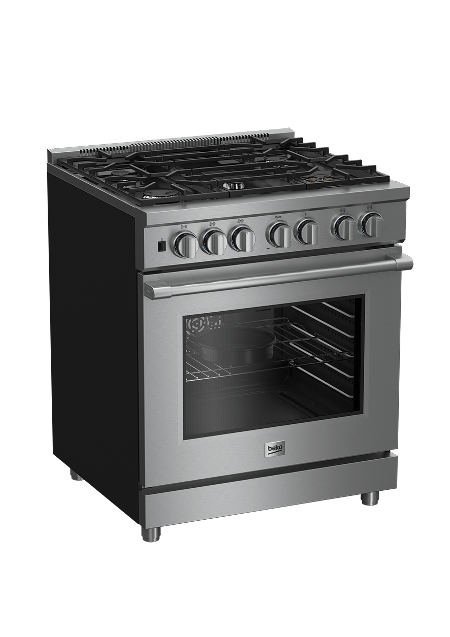 30" Stainless Steel Pro-Style Dual Fuel Range