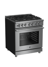 30" Stainless Steel Pro-Style Dual Fuel Range