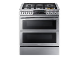 5.8 cu. ft. Slide-In Gas Range with Flex Duo™ & Dual Door in Stainless Steel