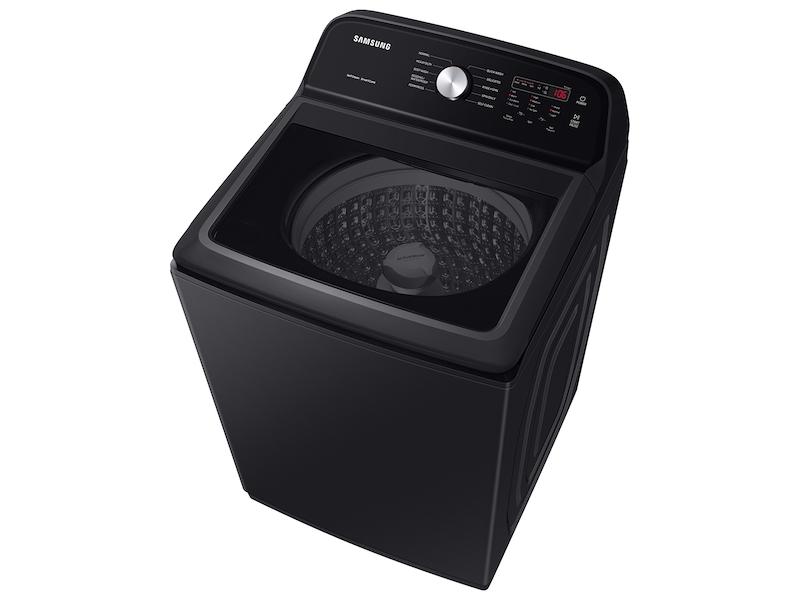 4.9 cu. ft. Large Capacity Top Load Washer with ActiveWave™ Agitator and Deep Fill in Brushed Black