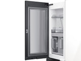 Bespoke Counter Depth 4-Door Flex™ Refrigerator (23 cu. ft.) in White Glass (2021)