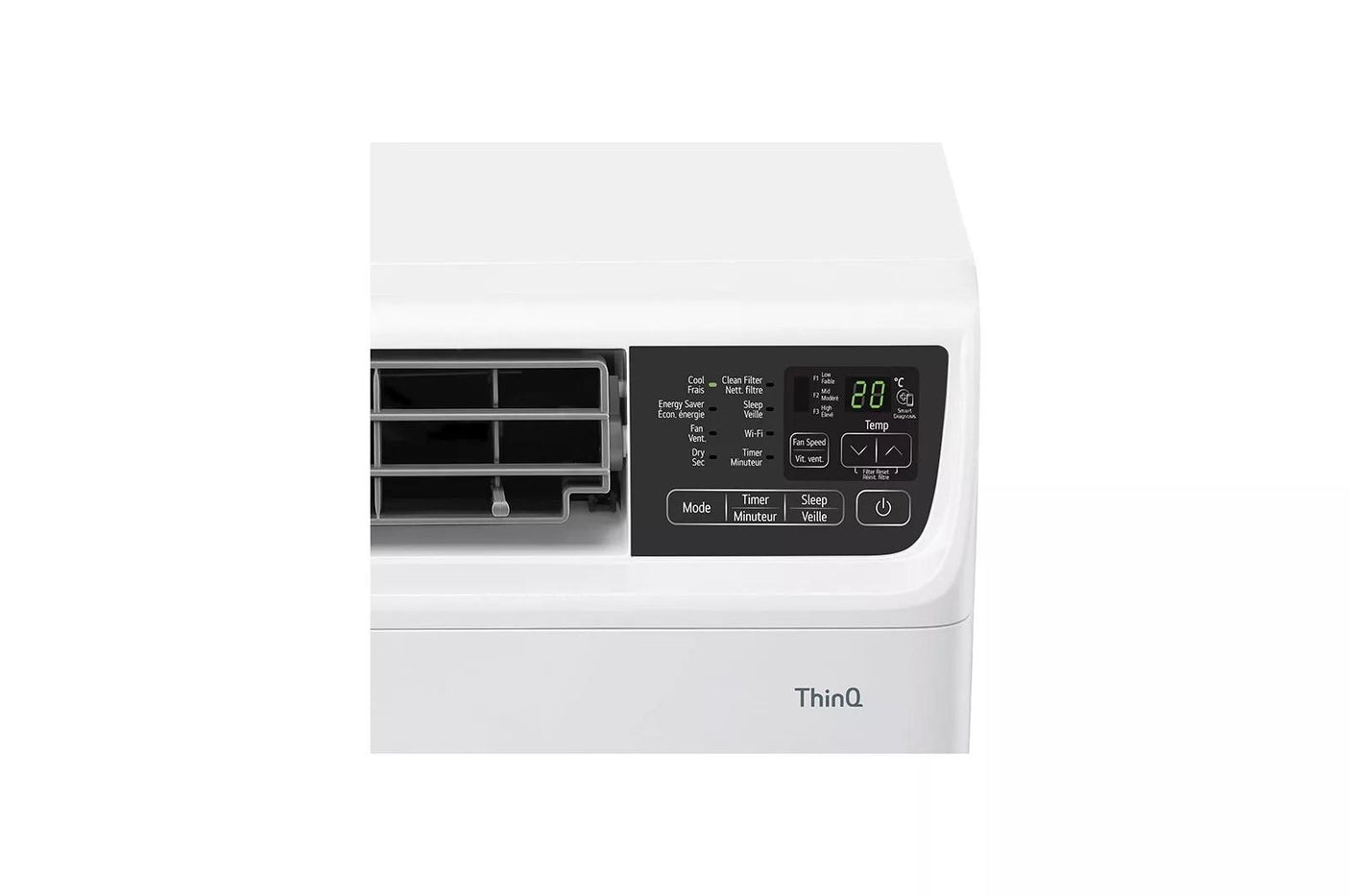 14,000 BTU LG DUAL Inverter Window Air Conditioner - White