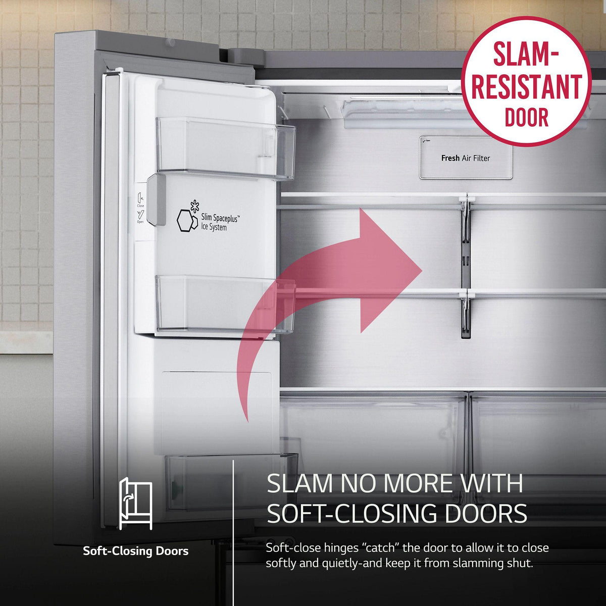 29 cu. ft. Smart Standard-Depth MAX™ 4-Door French Door Refrigerator with Full-Convert Drawer™