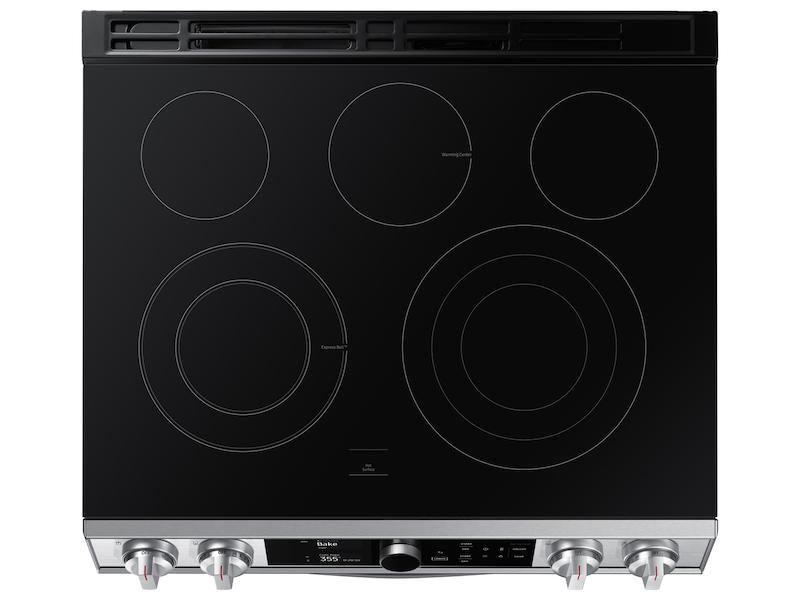 6.3 cu ft. Smart Slide-in Electric Range with Smart Dial, Air Fry, & Flex Duo™ in Stainless Steel