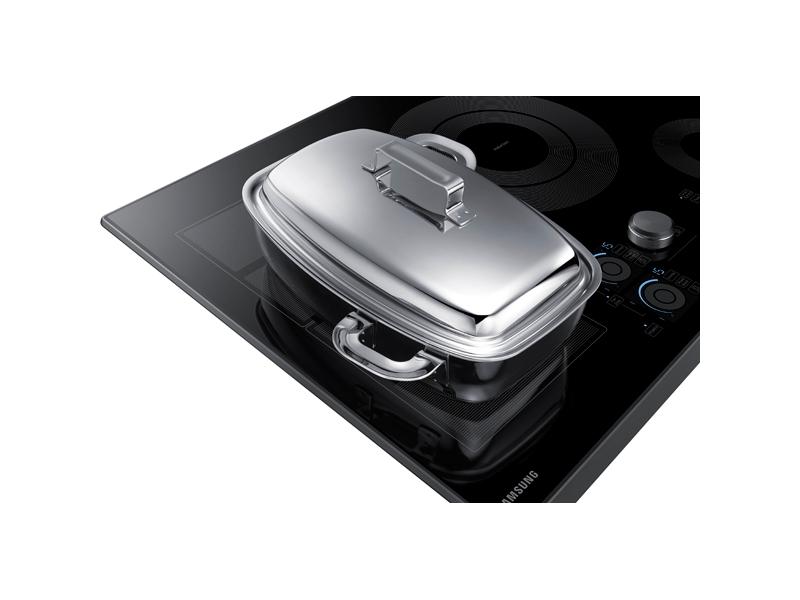 36" Smart Induction Cooktop in Black Stainless Steel