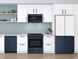 Bespoke Smart Slide-in Electric Range 6.3 cu. ft. with Smart Dial & Air Fry in Navy Steel