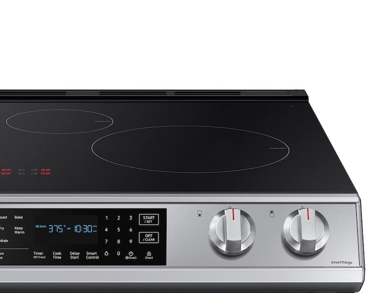 6.3 cu. ft. Smart Rapid Heat Induction Slide-in Range with Air Fry & Convection+ in Stainless Steel