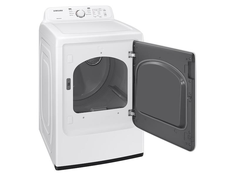 7.2 cu. ft. Electric Dryer with Sensor Dry and 8 Drying Cycles in White
