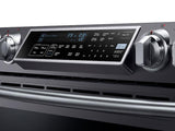 5.8 cu. ft. Slide-in Electric Range with Dual Convection in Black Stainless Steel