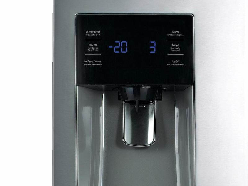 25 cu. ft. French Door Refrigerator with External Water & Ice Dispenser in Stainless Steel