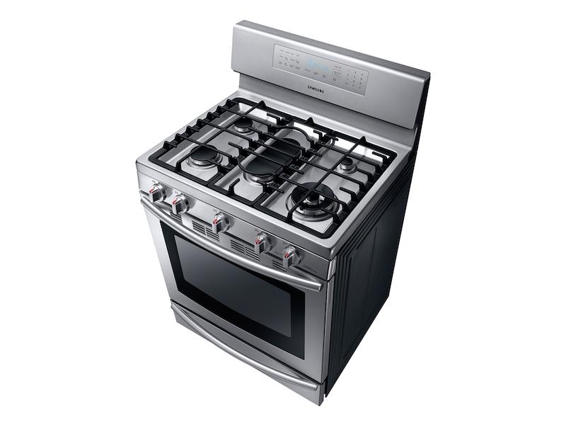 5.8 cu. ft. Gas Range with True Convection in Stainless Steel