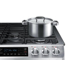 5.8 cu. ft. Slide-in Gas Range with Convection in Stainless Steel
