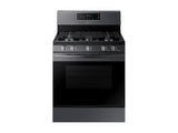 5.8 cu. ft. Freestanding Gas Range in Black Stainless Steel