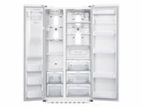 22 cu. ft. Counter Depth Side-by-Side Refrigerator in White