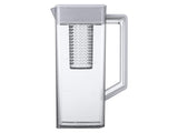 Bespoke 3-Door French Door Refrigerator (24 cu. ft.) with AutoFill Water Pitcher in White Glass