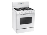 5.8 cu. ft. Freestanding Gas Range with Convection in White