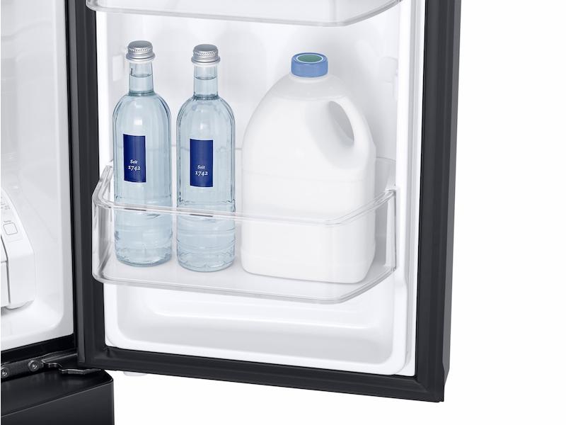 25 cu. ft. French Door Refrigerator with External Water & Ice Dispenser in Black Stainless Steel