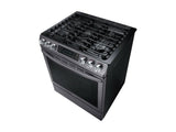 5.8 cu. ft. Slide-in Gas Range with Convection in Black Stainless Steel