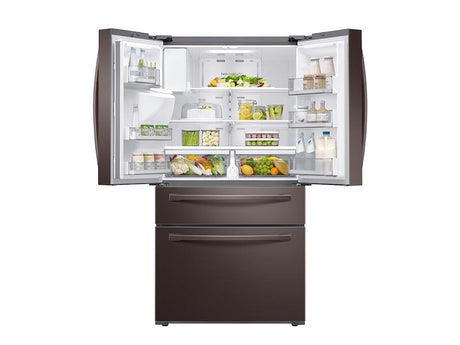 23 cu. ft. Counter Depth 4-Door French Door Refrigerator with FlexZone™ Drawer in Tuscan Stainless Steel