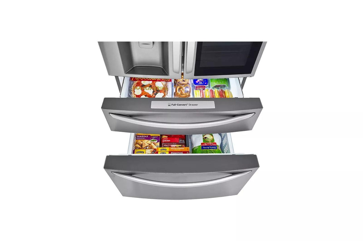 23 cu. ft. Smart wi-fi Enabled InstaView® Door-in-Door® Counter-Depth Refrigerator with Craft Ice™ Maker