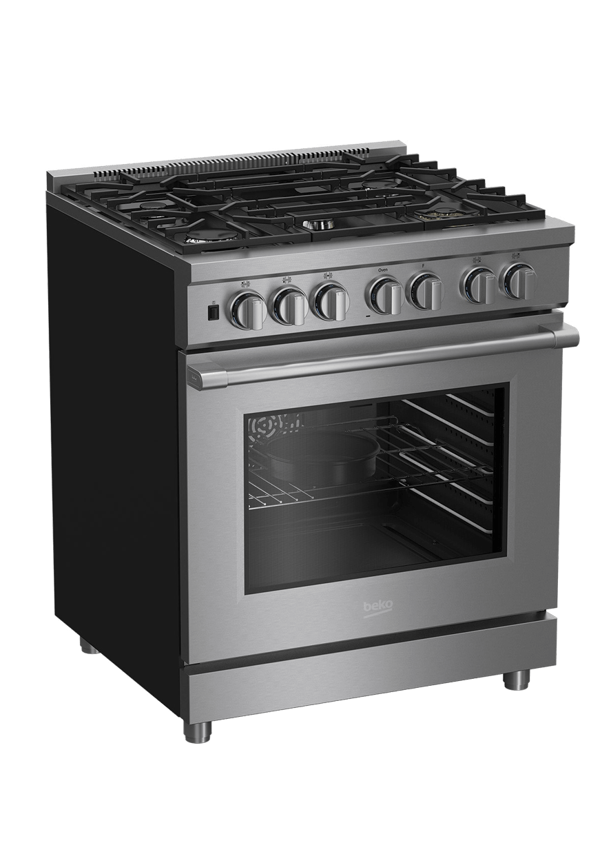 30" Stainless Steel Pro-Style Dual Fuel Range