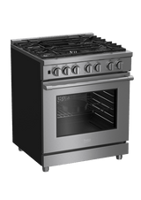 30" Stainless Steel Pro-Style Dual Fuel Range