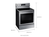 5.9 cu. ft. Freestanding Electric Range with Air Fry and Convection in Stainless Steel