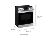 6.0 cu. ft. Smart Slide-in Gas Range in Stainless Steel