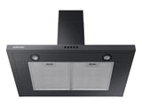 30" Wall Mount Hood in Black Stainless Steel