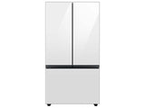 Bespoke 3-Door French Door Refrigerator (24 cu. ft.) with AutoFill Water Pitcher in White Glass