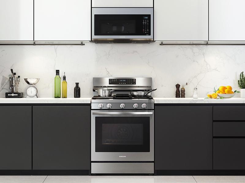 6.0 cu. ft. Smart Freestanding Gas Range with No-Preheat Air Fry, Convection+ & Stainless Cooktop in Stainless Steel