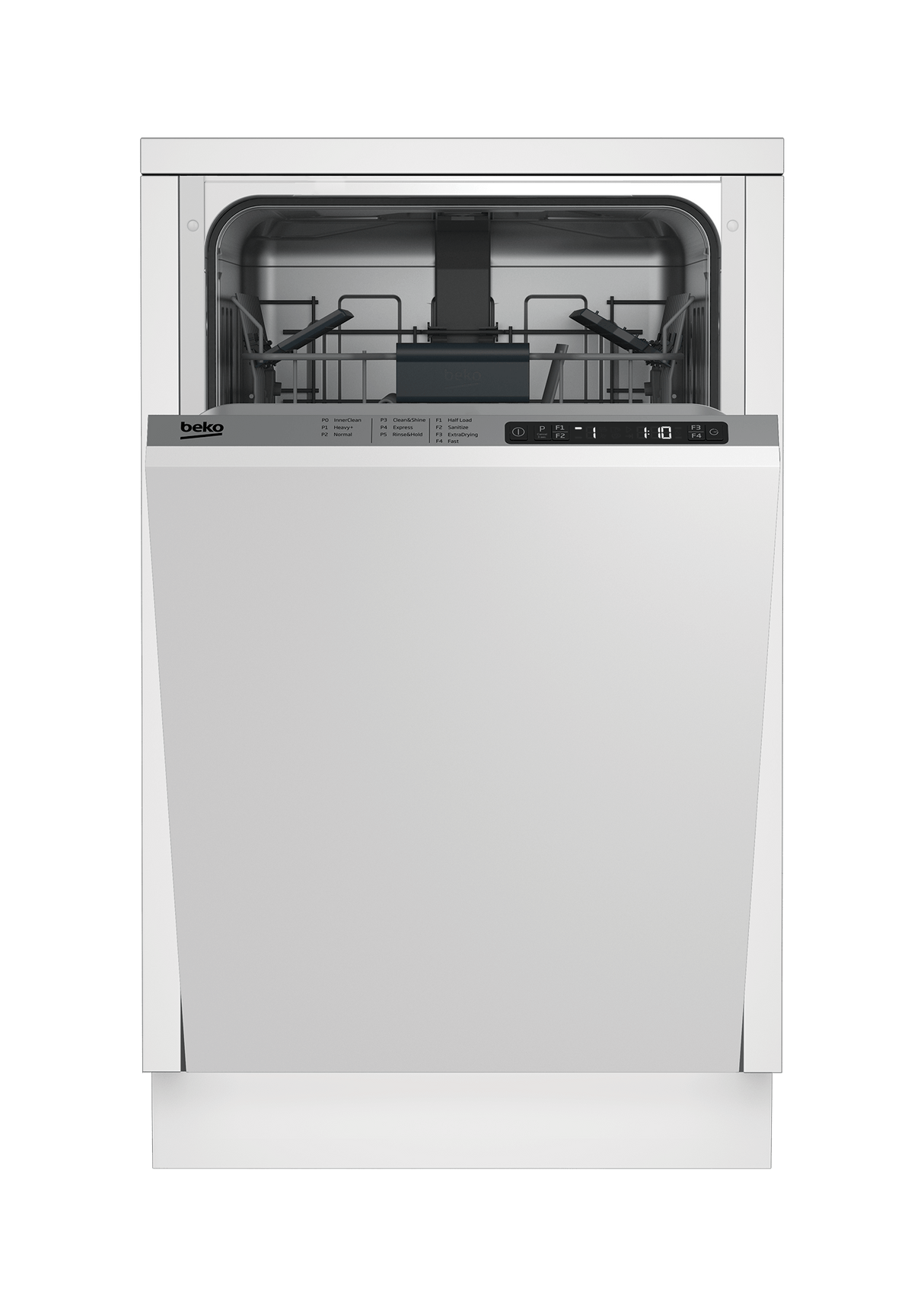 Slim Size Dishwasher, 8 place settings, 48 dBa, Fully Integrated Panel Ready