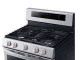 5.8 cu. ft. Freestanding Gas Range with True Convection in Stainless Steel