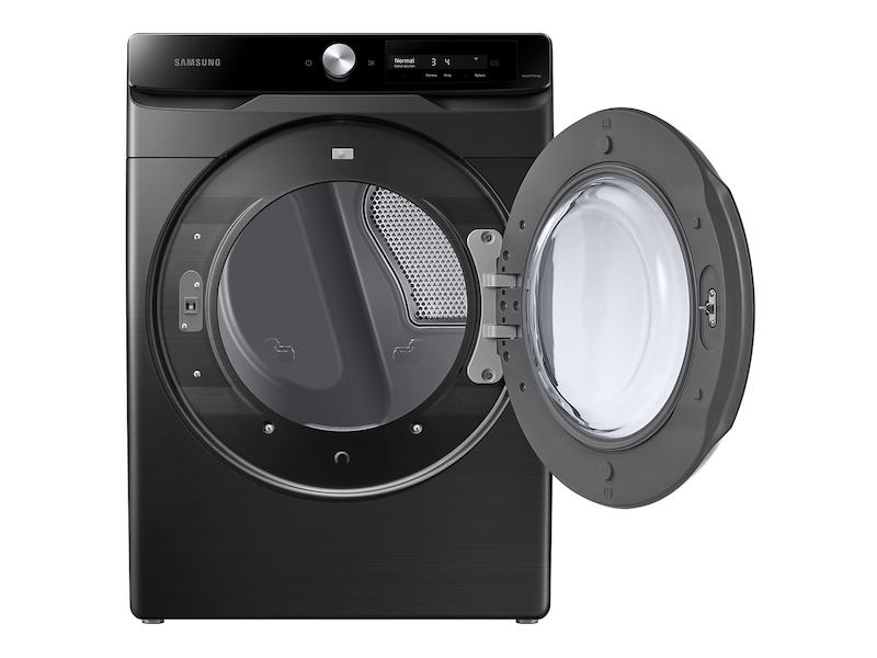 7.5 cu. ft. Smart Dial Electric Dryer with Super Speed Dry in Brushed Black